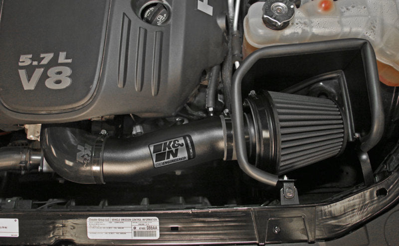 K&N Dodge/Chrysler 5.7/6.1L V8 Black Performance Intake Kit