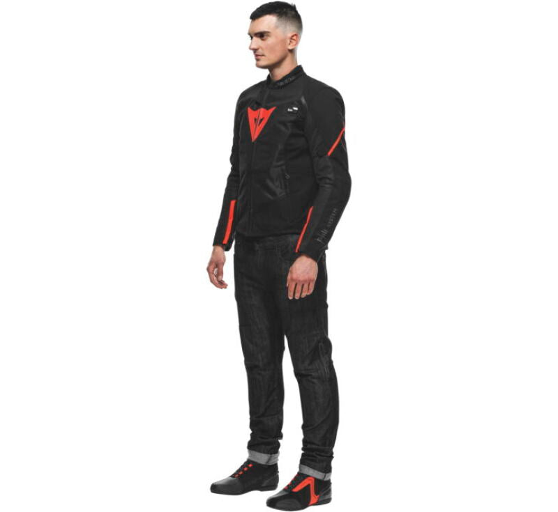 Dainese Smart Jacket Long Sleeve Sportblack/Fluorescent-Red Size - 50