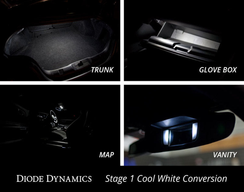 Diode Dynamics Mustang Interior Light Kit 15-17 Mustang Stage 2 - Blue