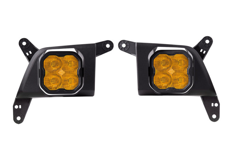 Diode Dynamics SS3 Type SV2 LED Fog Light Kit Max - Yellow SAE Fog