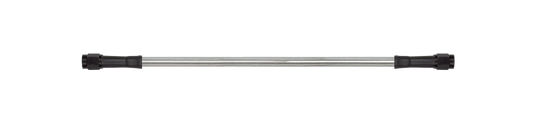 Goodridge 76in Universal Brake Line Assembly w/Black Zinc Fittings & Clear Hose