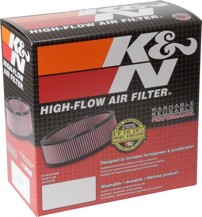 K&N Custom Round Filter 5-1/8in FLG / 9in OD x 4-1/8in HW/VENT