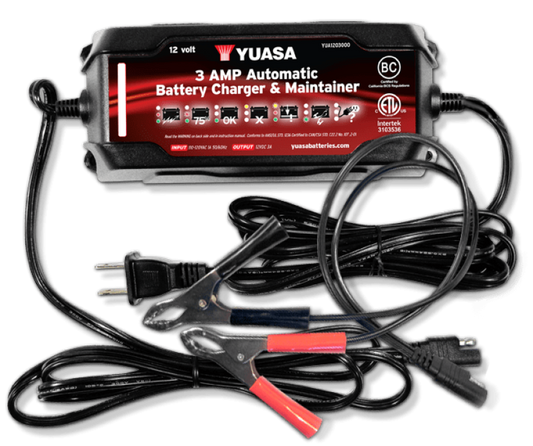 Yuasa 3 Amp Charger & Maintainer (12V)