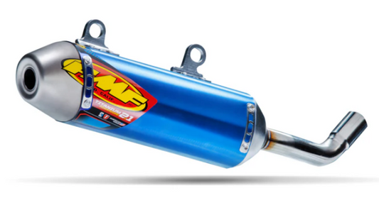 FMF Racing KTM125/150SX 2019-22/HQV TC125 19-22/GAS GAS MC125 21-23 Anodized Titanium PC2.1 Silencer