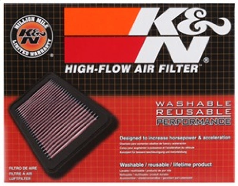 K&N 90-96 Nissan 300ZX 3.0L / 95-01 Honda Civic V 1.4/1.6L Drop In Air Filter