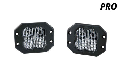 Diode Dynamics SS3 LED Pod Pro - White SAE Fog Flush (Pair)