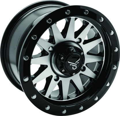 QuadBoss Wagon 14X7 4+3 4/156 Black Machined