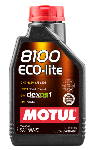 Motul 1L Synthetic Engine Oil 8100 5W20 ECO-LITE