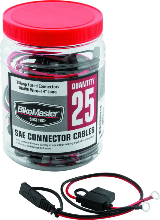 BikeMaster Sae Wire w/Fuse - 25Piece Tub