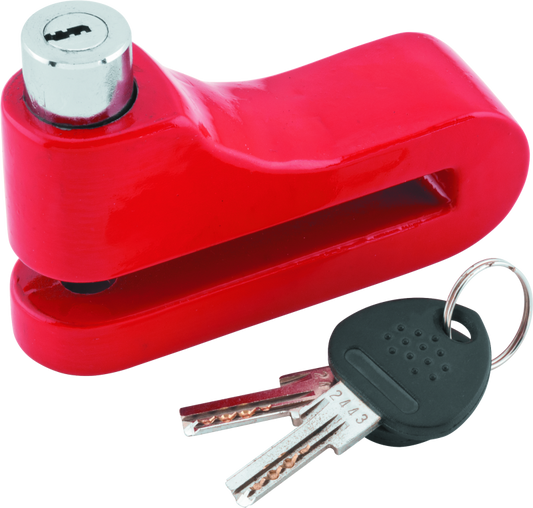 Bully Lock Disc Lock 10mm - Red