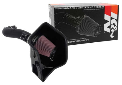 K&N 2019+ Chevrolet 1500 5.3L / 6.2L V8 F/I Aircharger Performance Intake System