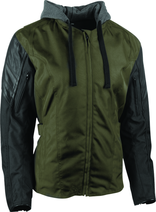 Speed and Strength Double Take Jacket Olive/Black Womens - Medium