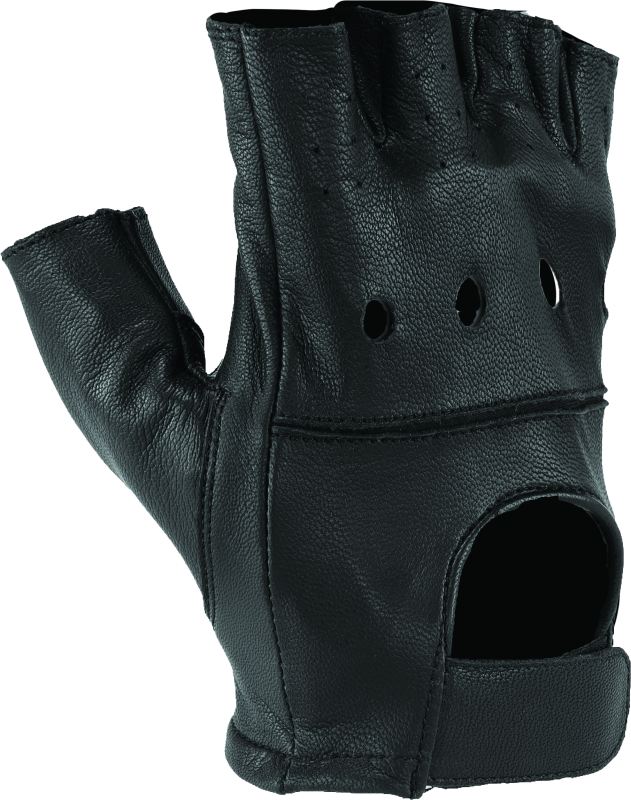 River Road Diamond Shorty Gloves Black Womens - Small