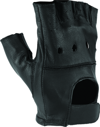 River Road Diamond Shorty Gloves Black Womens - Small