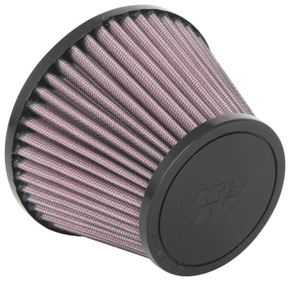 K&N Universal Clamp-On Air Filter 2.375in Flg ID x 5.21875in B OD x 3.5in T OD x 3.75in H