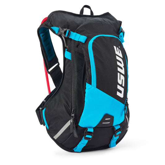 USWE MTB Hydro Hydration Pack 12L - Black/Horizon Blue