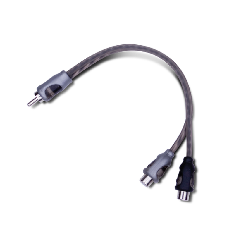 Rockford Fosgate Twisted Pair Y Adapter 1 Male to 2 Female