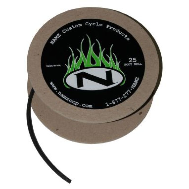 NAMZ Black Heatshrink 2-1 Ratio 25ft. Spool (3/8in. ID)