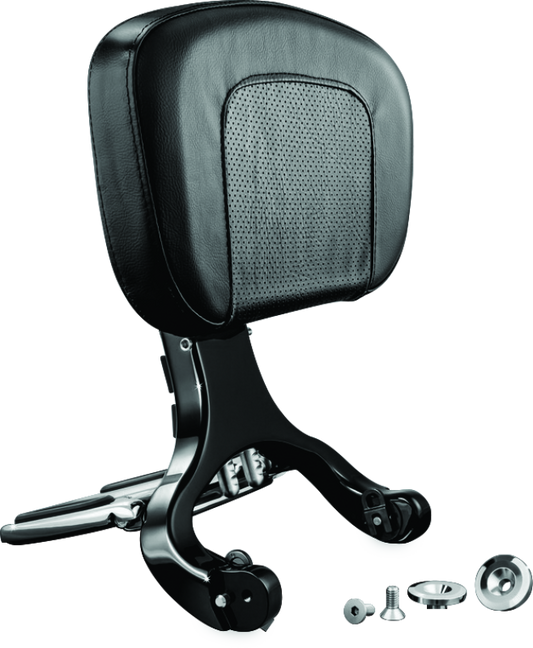 Kuryakyn Multi-Purpose Backrest Black & Chrome