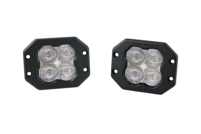 Diode Dynamics SS3 LED Pod Pro - White SAE Fog Flush (Pair)