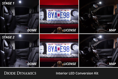 Diode Dynamics 05-21 Nissan Frontier Interior LED Kit Cool White Stage 2