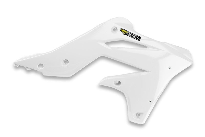 Cycra 13-16 Kawasaki KX250F Radiator Shroud - White