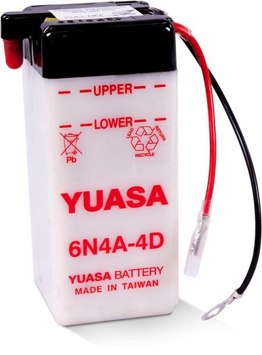 Yuasa 6N4A-4D Conventional 6 Volt Battery