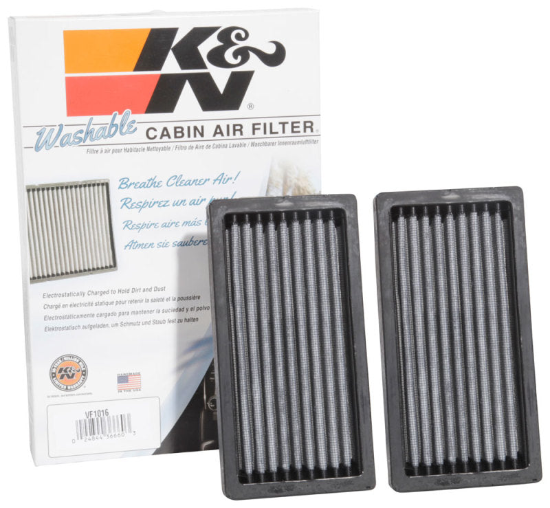 K&N 08-12 Jeep Liberty V6-3.7L Cabin Air Filter (2 Per Box)