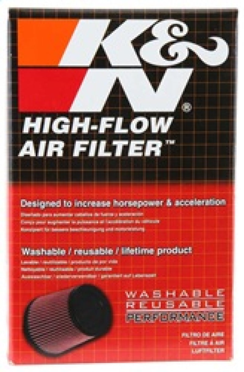 K&N Universal Air Filter 2-3/8in Flange Dual x 3in Height