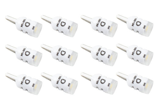 Diode Dynamics 194 LED Bulb HP3 LED - Cool - White Set of 12