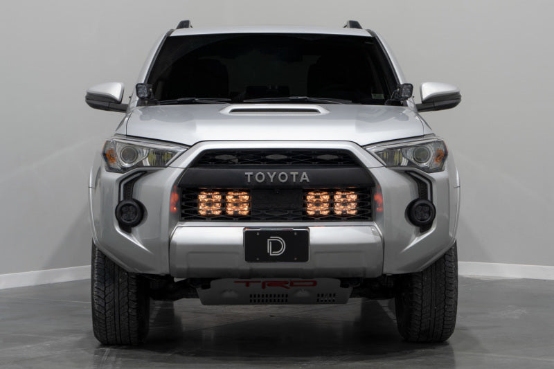 Diode Dynamics 14-23 Toyota 4Runner SS5 Stealth Grille LED 2-Pod Kit - Pro White Driving