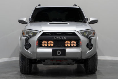 Diode Dynamics 14-23 Toyota 4Runner SS5 Stealth Grille LED 4-Pod Kit - Yellow Pro Driving