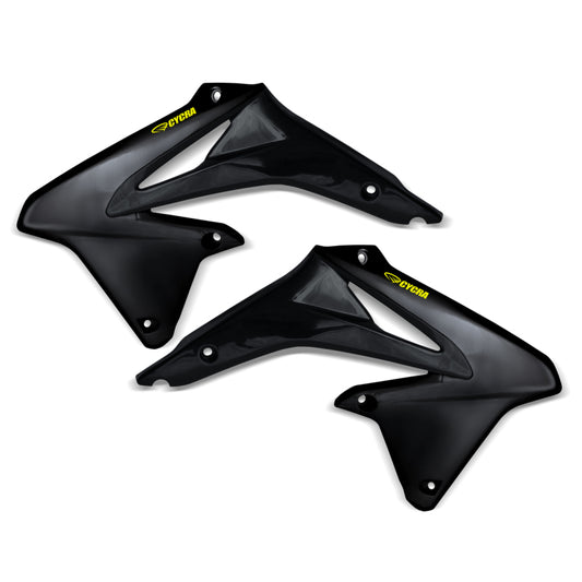 Cycra 08-17 Suzuki RMZ 250-450 Powerflow Radiator Shrouds - Black