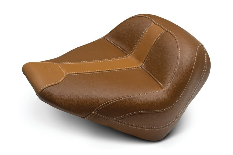 Mustang 15-21 Indian Scout Standard Touring Solo Seat - Brown