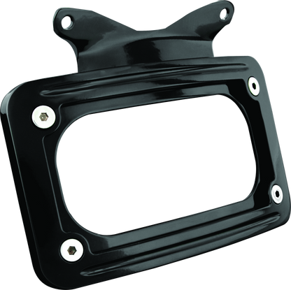 Kuryakyn Curved License Plate Mount Black