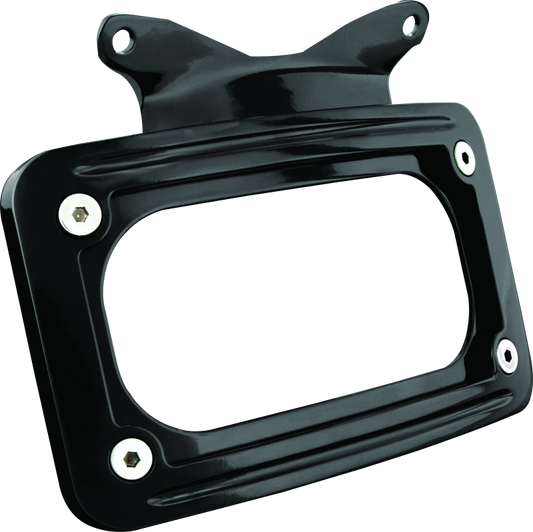 Kuryakyn Curved License Plate Mount Black