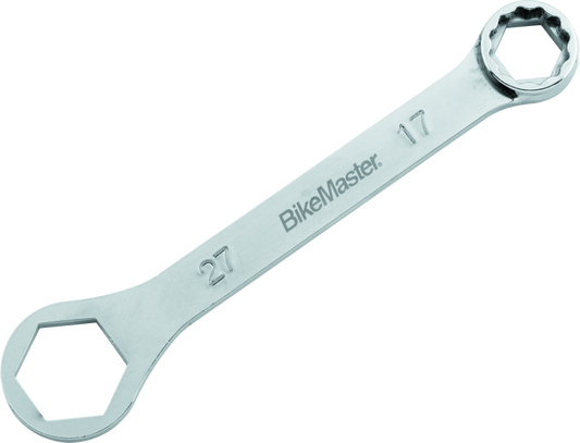 BikeMaster Rider Wrench - 27mm 6-pt x 17mm 12-pt