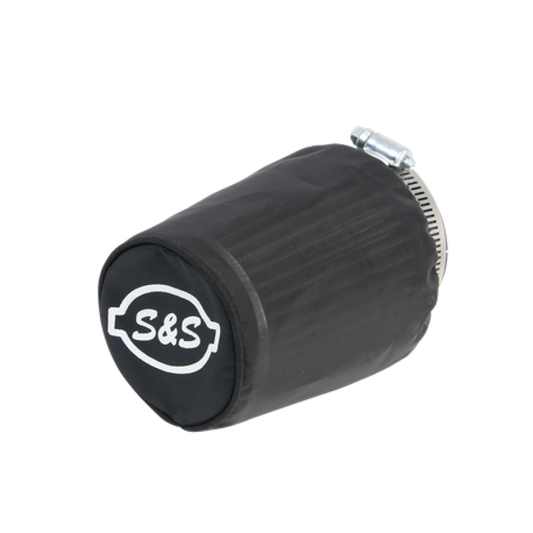 S&S Cycle Air Filter Cover For Tapered S&S Tuned Induction Filters - Black Nylon