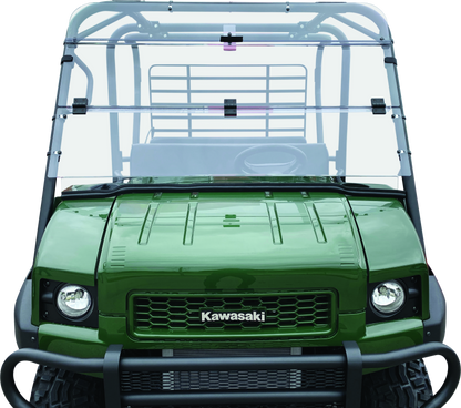 QuadBoss 09-22 Kawasaki KAF620M Mule 4010 4x4 Windbreak Folding Windshield