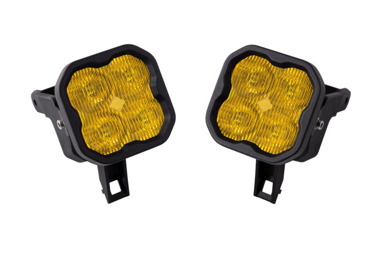 Diode Dynamics SS3 Type SDX LED Fog Light Kit Sport - Yellow SAE Fog