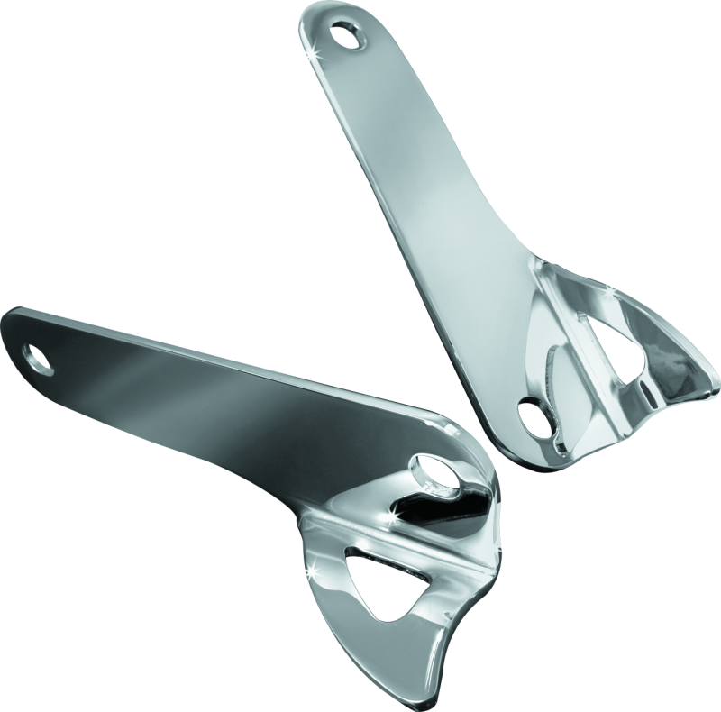 Kuryakyn Teardrop Tie Down Brackets 00-13 Touring Models Chrome