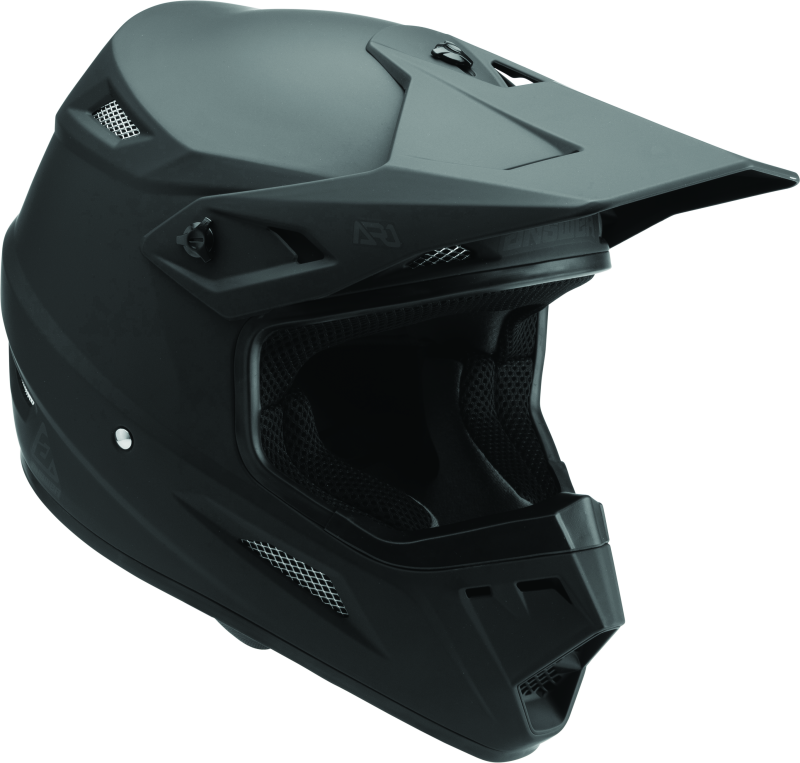 Answer AR1 Solid Helmet Matte Black Youth - Small