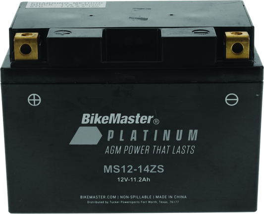 BikeMaster AGM Battery - MS12-14ZS