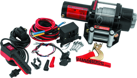 QuadBoss Winch 2500Lb W/Cable