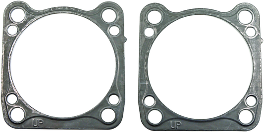 Twin Power 17-Up M8 Base Gasket Replaces H-D 1650332 .014 Ruber Covered Steel Pr
