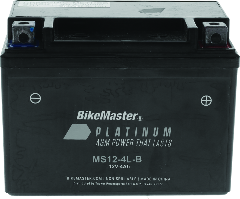 BikeMaster AGM Battery - MS12-4L-B