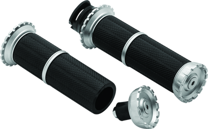 Kuryakyn Riot Grips Scout Silver