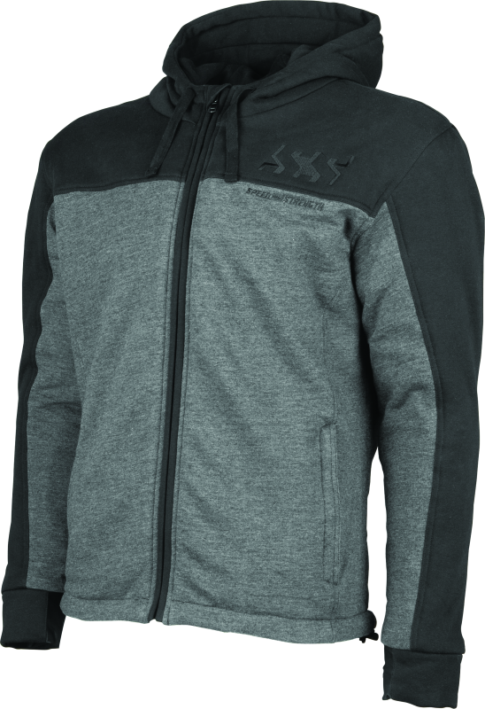 Speed and Strength Hammer Down Armored Hoody Black/Grey - 2XL