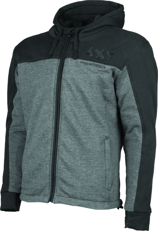 Speed and Strength Hammer Down Armored Hoody Black/Grey - 2XL