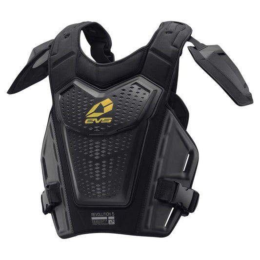 EVS Revo 5 Roost Deflector Black/Hiviz - Large/XL